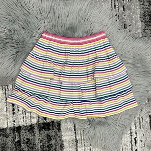 Boden Girls Multicolored Striped Layered Ruffle Skort Size 13/14Y NEW ($36)
